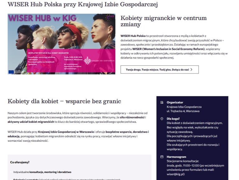 WISER Hub KIG website 1